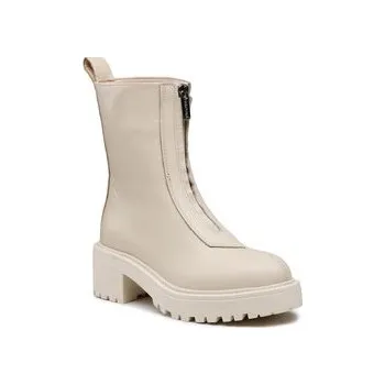 Dámské kozačky Polokozačky Badura 7503 Béžová 38