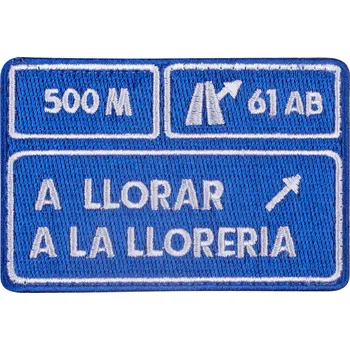 Nášivka ELITEX TRAINING Velcro nášivka Elitex Training Go Cry Elsewhere ČERNÁ