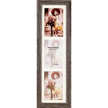 Rám na obraz FANDY Fotorámeček Narvik gallery 01 2 šedohnědý