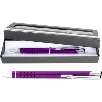FANDY Pero kuličkové v krabičce Veno rubber B fialové