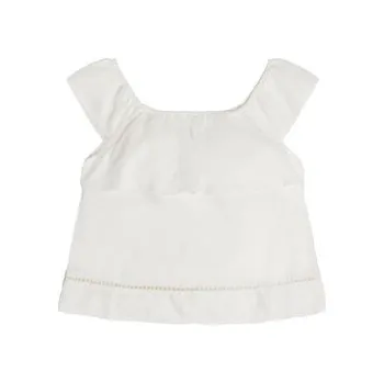 Dámská halenka Guess Halenka J3GH01 WE8R0 Bílá Regular Fit 7Y