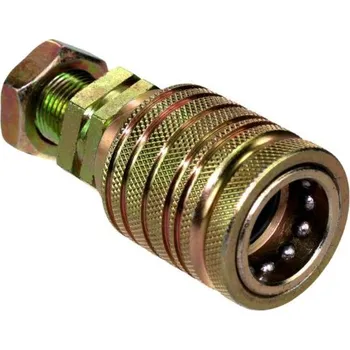 Příslušenství pro stavební techniku Rychlospojka ISO 12,5 zásuvka M22x1,5 s maticí na panel