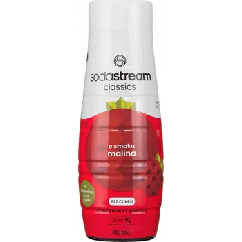 Příprava sody SODASTREAM MALINA BEZ CUKRU 440 ML