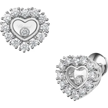 Náušnice Zlaté Náušnice Chopard Happy Diamonds 83A616-1001