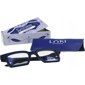 Brýle na čtení +3.5 Dioptrie LOKI - ITALY Brýle k počítači s filtrem modrého světla, brýle na čtení