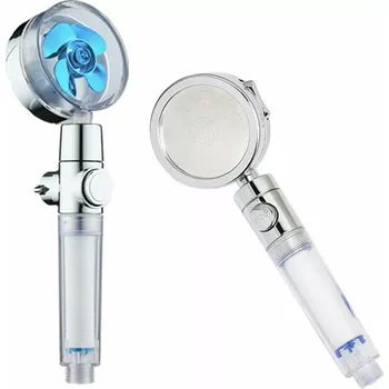 Sprchová hlavice Sprchová hlavice s turbínou, modrá