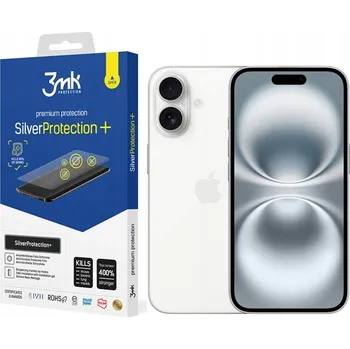 Pouzdro na mobilní telefon Ochranná Fólie pro Apple iPhone 16 Plus, 3mk , stříbrná, Protection+