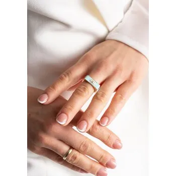 Prsten FIGL Prstýnek R00104 Zlatá OS