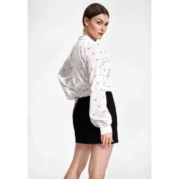 Oblečení a móda FIGL Halenka M868 Bílá Regular Fit XL
