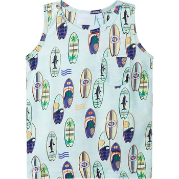 Chlapecké tričko Dětské tílko bledě modrá melanž 104 - 8721012013469