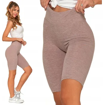 Dámské legíny Moraj cyklistické legíny s vysokým pasem RDL850-018 béžová melanž L/XL