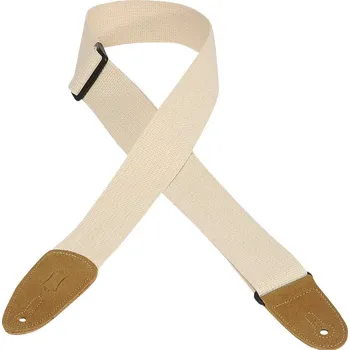 Příslušenství pro strunný nástroj Levy's Cotton & Suede Natural Kytarový pás