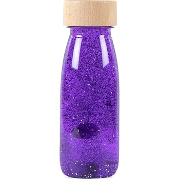 Dětská vědecká sada Petit Boum Smyslová láhev Float - Fialová