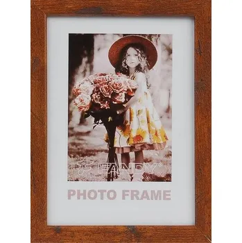 Rám na obraz FANDY Dřevěný rámeček Style 10x15 2 hnědý