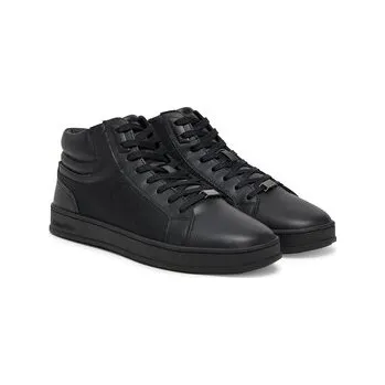 Pánská móda Sneakersy Calvin Klein High Top Lace Up Eyelet Jaq Mono HM0HM01816 Černá 44