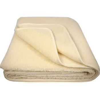 přikrývka Přikrývka z ovčí vlny Natur 140x200 cm - letní