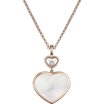 Náhrdelník Zlatý Přívěsek Chopard Happy Hearts 79A075-5301