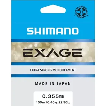 SHIMANO - Vlasec Line Exage Steel Grey 0,355 mm 10,4 kg 150 m