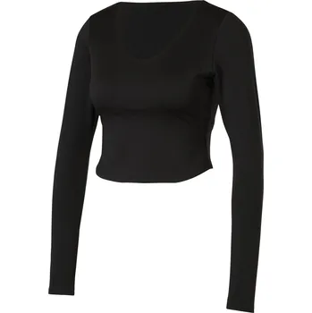 Dámské tričko CRIVIT Dámské funkční triko s integrovanou podprsenkou (černá, XL (48/50))