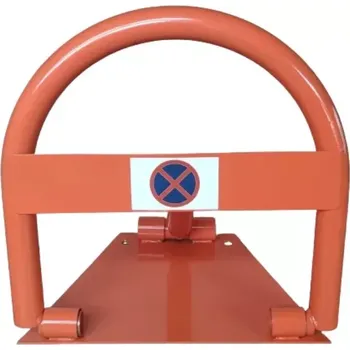 Dětská zábrana Červená ocelová parkovací zábrana - 40 x 41 cm, 81011108