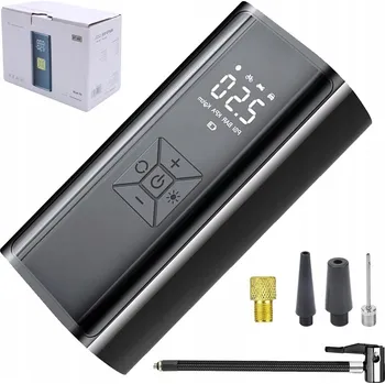 IP kamera ELEKTRICKÁ POMPKA VZDUCHU 150PSI S LED DISPLEJEM A POWERBANKOU 6000MAH