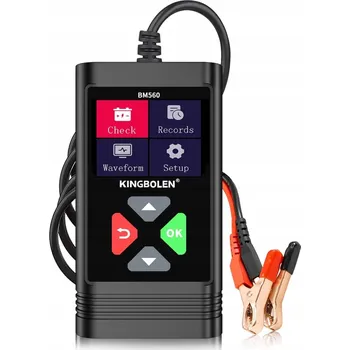 Tester autobaterie Tester akumulátorových baterií Kingbolen BM560 6 V