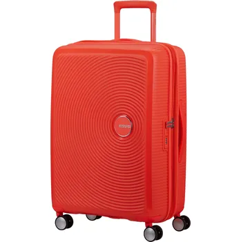 American Tourister Soundbox 67cm Oranžová Neon Orange rozšiřitelný
