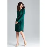 Lenitif Šaty L031 Zelená Regular Fit XL