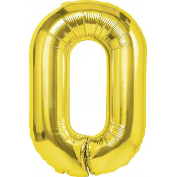 Balónek Foliový balónek písmeno O zlatě - 40 cm - PÍSMENKO NÁPIS JMÉNO - NAROZENINY