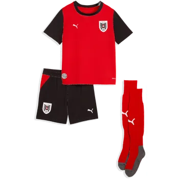 Souprava Puma Austria Home Minikit 2026 Kids 783203-01 Velikost 104