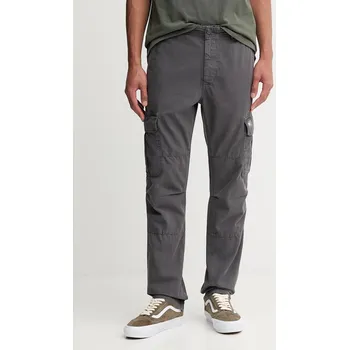 Dámské kalhoty Bavlněné kalhoty Tommy Jeans DM0DM21998 šedá 90X, vel. 34/34