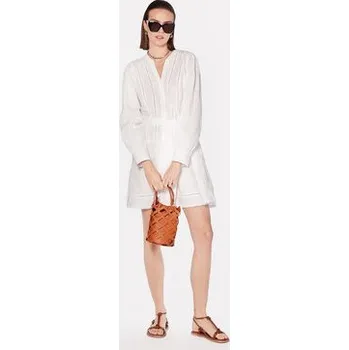 Dámské oblečení Tommy Hilfiger Každodenní šaty WW0WW37962 Bílá Regular Fit 40