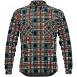 Crazy Idea Shirt Joker Man fire scottish M; Černá košile + DÁREK DLE VÝBĚRU!