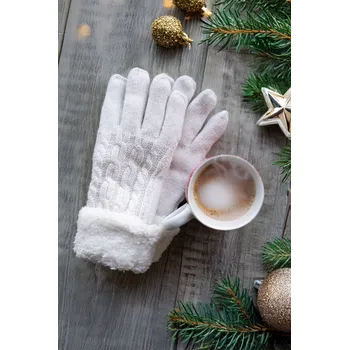 Rukavice Orchidej Dámské prstové rukavice INGE Barva: Krémová, Velikost: UNI