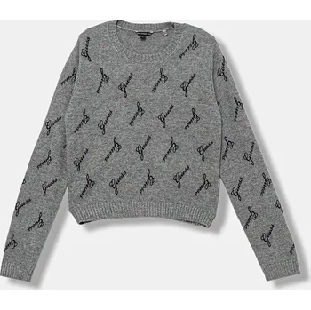 Dívčí oblečení Dětský vlněný svetr Guess J5BR28.Z0870.9BYA šedá 90X, vel. 147-157