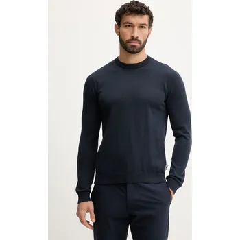 Dámské oblečení Bavlněný svetr EA7 Emporio Armani AF14755.7M000541 námořnická modř 59X, vel. S