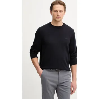 Pánský svetr Bavlněný svetr BOSS Upacas-L 50556344 námořnická modř 59X, vel. XXL