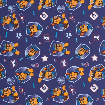 SWAFING Úplet Jersey TLAPKOVÁ PATROLA modrá 0,6 m