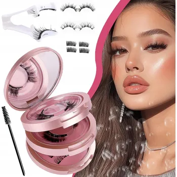 Umělé řasy Sada magnetických umělých řas, 8 párů magnetických umělých řas