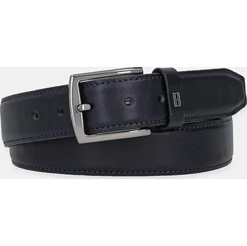 Opasek Kožený pásek Tommy Hilfiger AM0AM13571 námořnická modř 59X, vel. 100