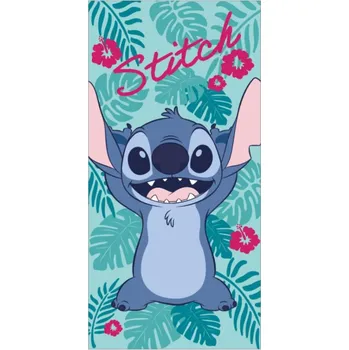 Lilo a Stitch Osuška Disney Stitch tyrkysová 70x140cm
