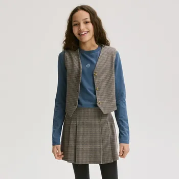 Dívčí sukně Reserved - Kraťasová sukně s viskózou - vícebarevná - 453JZ-MLC - 453JZ-MLC-128