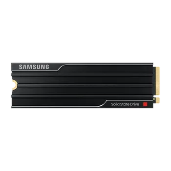 SSD disk Samsung 9100 PRO with Heatsink PCIe®5.0 NVMe™ M.2 SSD 4 TB Černá