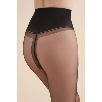 Dámská móda Stahovací punčocháče Slimmer černé 17 DEN S