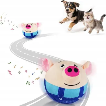 Hračka pro psa MÍČEK PRO PSY INTERAKTIVNÍ MÍČEK, HRAČKA DOVNITŘ VEN MODRÁ