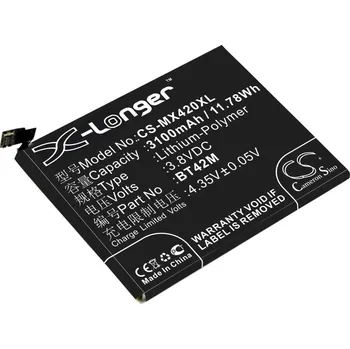 Baterie pro mobilní telefon Baterie Cameron Sino CS-MX420XL, Li-Polymer, 3100