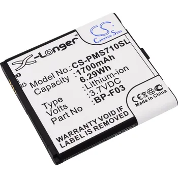 Baterie pro mobilní telefon Baterie Cameron Sino CS-PMS710SL, Li-Ion, 1700