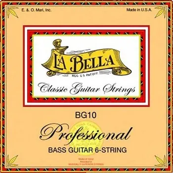 Struna pro kytaru a smyčcový nástroj LaBella Multi-Size Guitars L-BG10, Struny na baskytaru 6