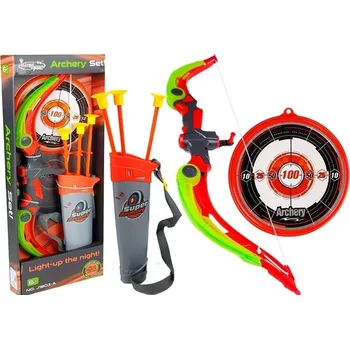 Dětská zbraň LUKOSTŘELBECKÁ SADA - LUK S TERČEM A PŘÍSAVKY PRO DĚTI