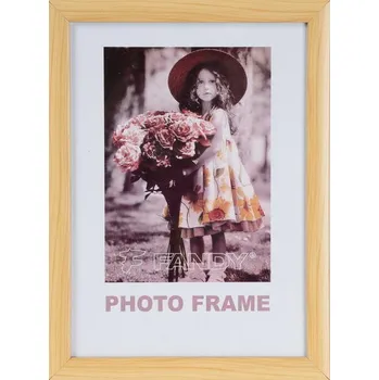 Rám na obraz FANDY Plastový rámeček Notte 21x29,7 2 světle hnědý